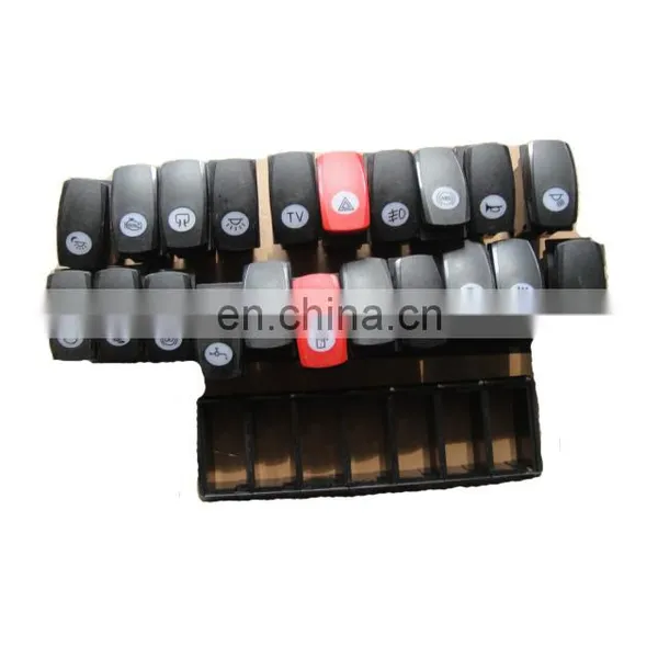 2017 Kexilong High Quality Reasonable Price Bus Accessories Dashboard Rocker Switch Button for Yutong Bus