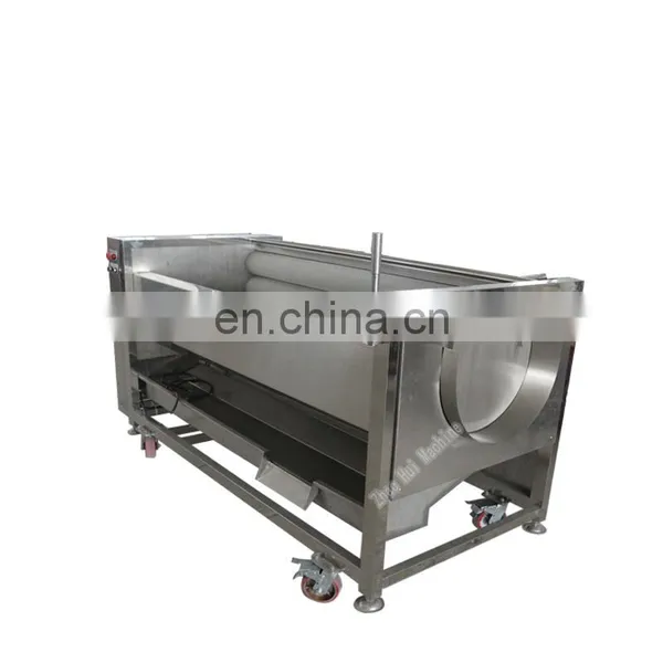 High Efficiency Comercial Potato Peeling Machine Taro Washer and Peeler Ginger Peeling Machine photo-3