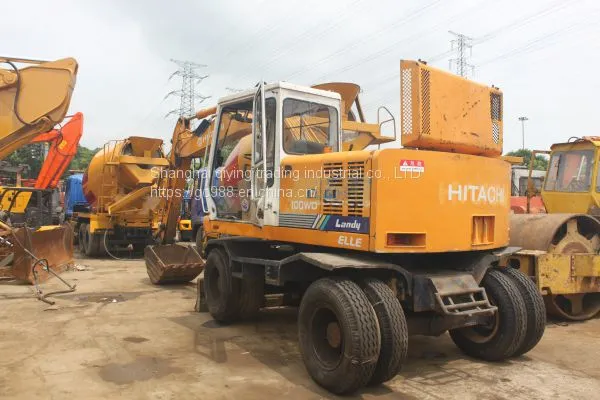 USED HITACHI 100WD MOBILE EXCAVATOR SALE