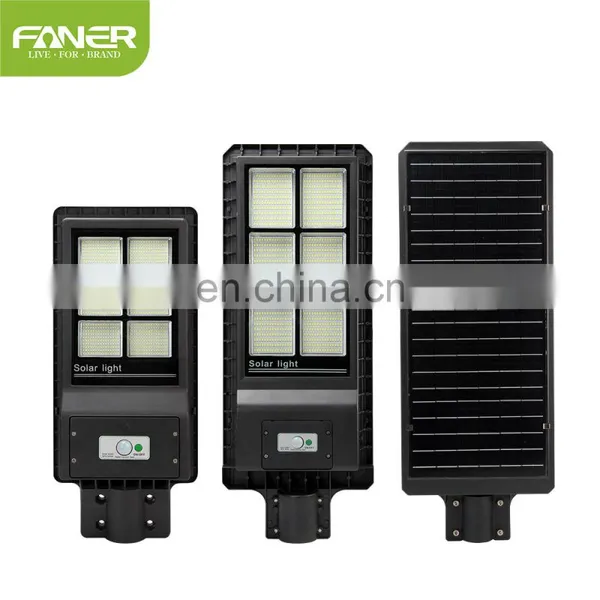 Faner CE Reflectores Led 75w All in One Solar Street Lamp Solar Street Light Outdoor