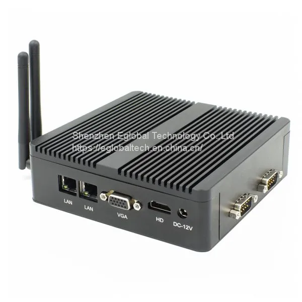 EGLOBAL 2 LAN port J1900 computer with celeron processor Core Intel