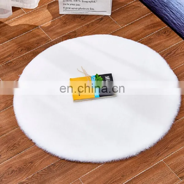 Free Sample Faux Rabbit Fur Rug Carpet photo-6