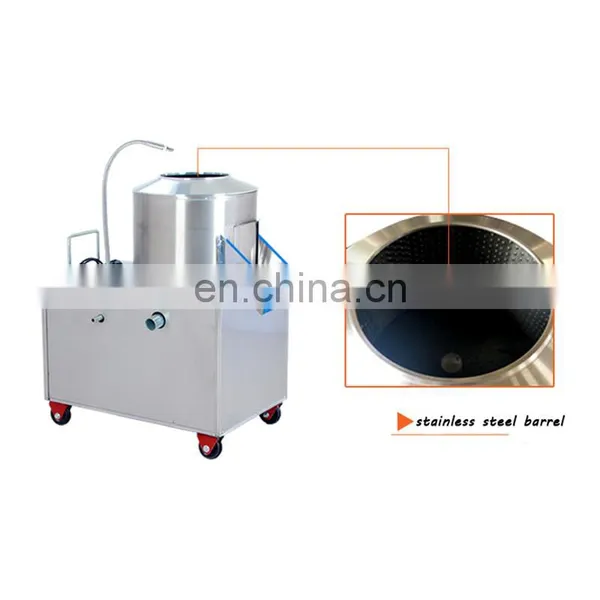 Low Cost Commercial Potato Cleaning Peeler Automatic 22kg Taro Peeling Machine photo-3
