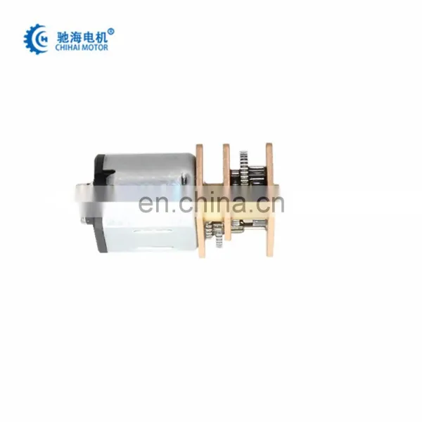 Chihai Motor CHF-GM12-N10 10mm D-shaft 3v 1.5v 100 Rpm 12mm Square N10 dc Gear Box Motor for Electronic Lock photo-3