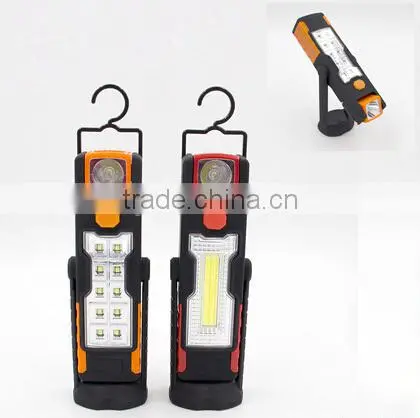 1w + 10 SMD Magnetic Adjustable Portable Led Light With Stand and Hook photo-2