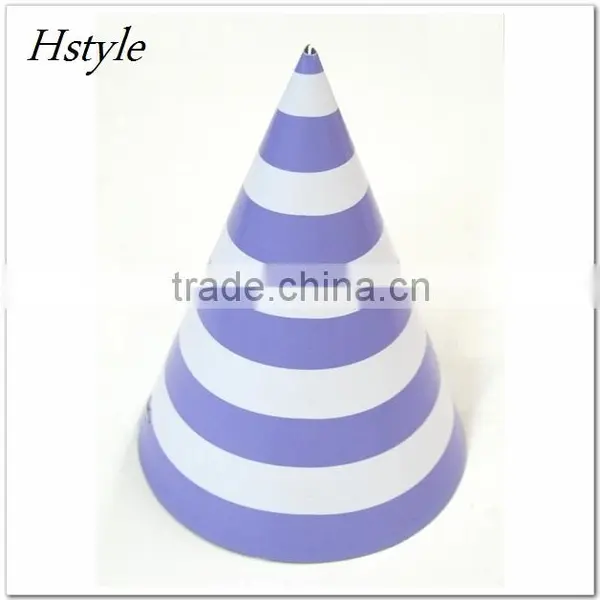 Children's Birthday Decorating Supplies Stripe Birthday Party Paper Hats SB006-2 photo-2