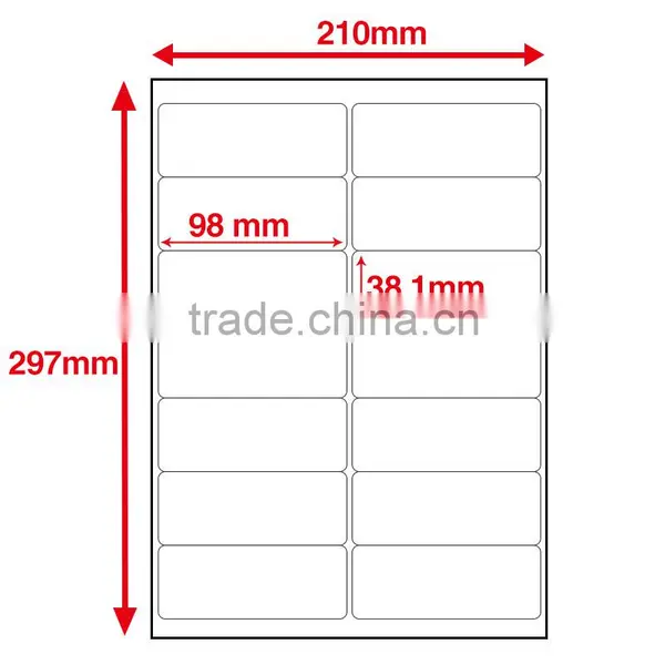 SINMARK Matte Surface 98mm*38mm Self-adhesive Mirror Sticker Paper photo-2