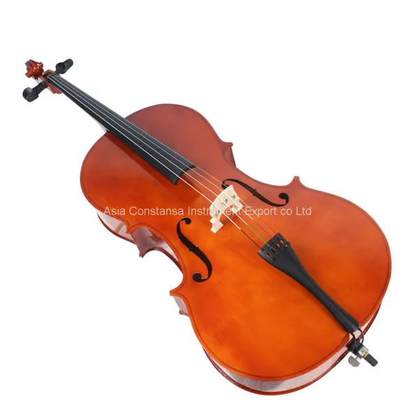 Factory Hot Sale Brand Flamed Student Handmade Maple and Spruce Cello The Back of a Cello is Often Made of One or Two Cut Pieces of Solid Maple, and Maple is Also Used for the Sides and Neck photo-4