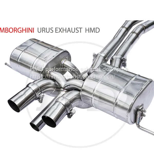 Stainless Steel Exhaust Modified Straight Downpipe For Lamborghini URUS Auto Parts Valve Whatsapp008613189999301 photo-3