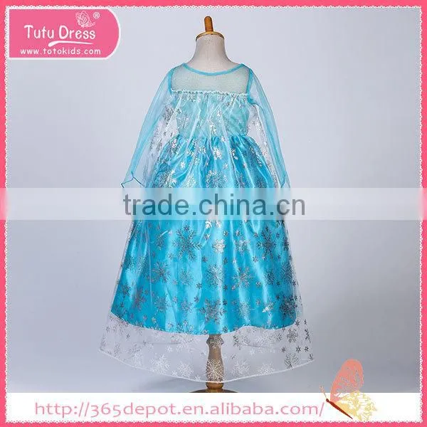 Wholesale New Design Girl Frozen Elsa Dresses for Young Girl photo-3