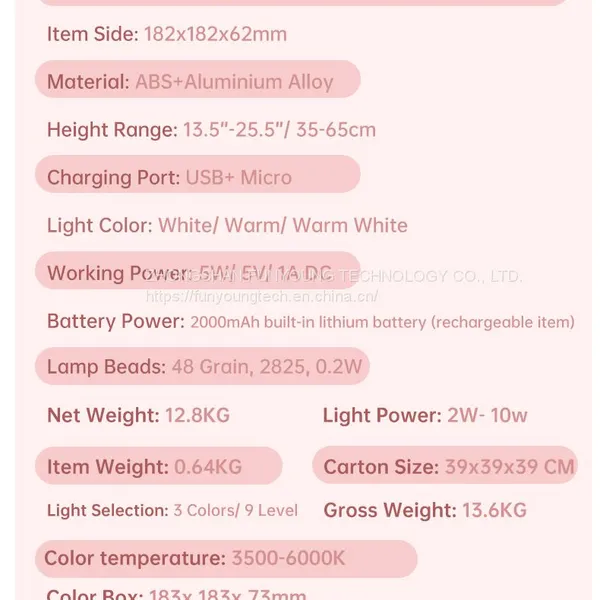 Mirror Lamp Led Photography Fill Light Folding Function Portable Thin Anchor Lighting Light Live Broadcast photo-5