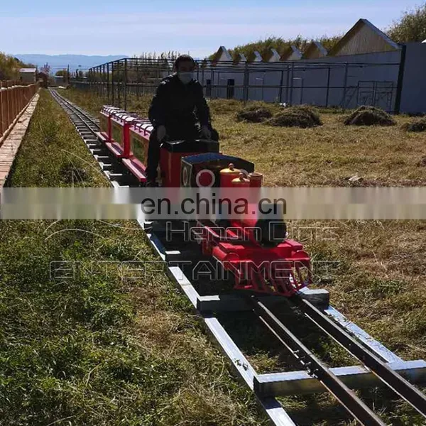 Customized Track Tourist Mini Steam Amusement Park Electric Battery Operated Train Rides for Sale photo-5