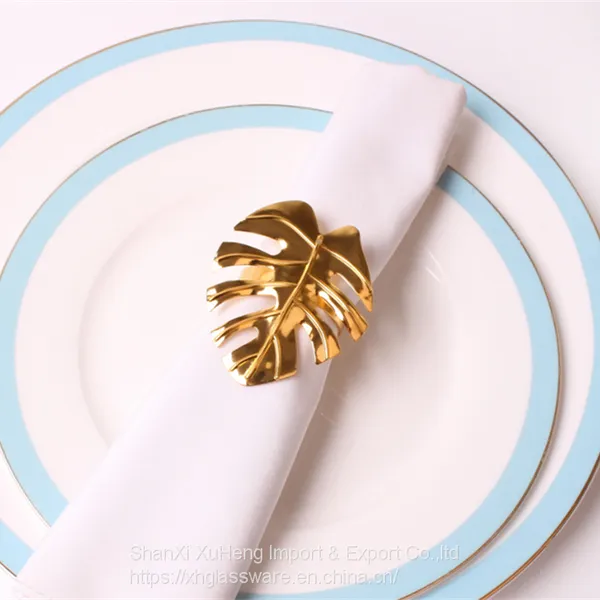 Home Ware Table Accessories Artificial Plant Turtle Leaf Napkin Ring photo-3