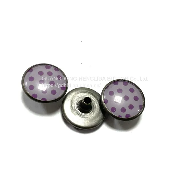 HLD Button Factory Wholesale 15mm Plating Spring Snap Button for Garment photo-4