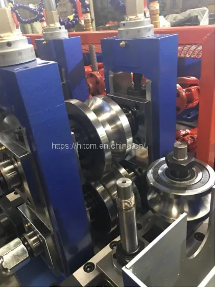 Galvanized Steel Round/Square Pipe Tube Making Machine Production Line photo-4