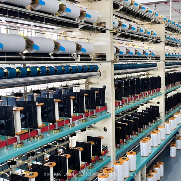 LB-199 Spandex/Lycra Covering Machine （Single Covered Yarn, SCY） photo-2