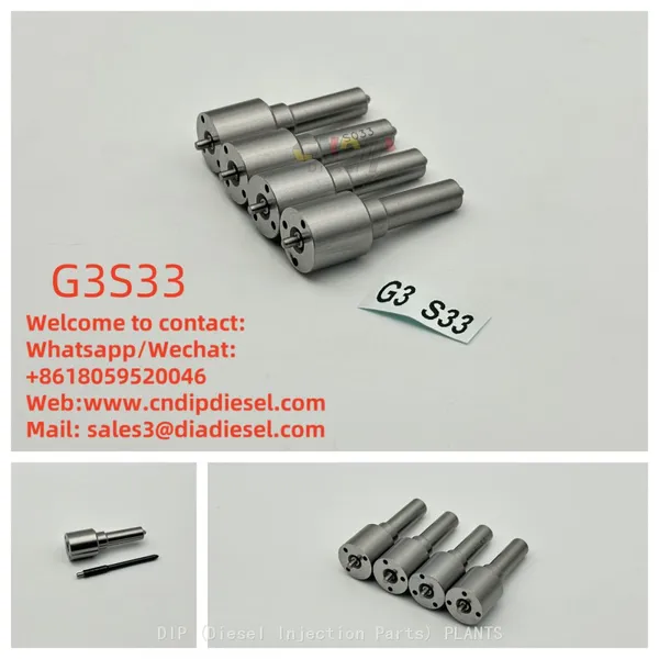 G3S33 4xInjector nozzle for diesel fuel DLLA144G3S33 Genuine 2934000330 common rail для Toyota