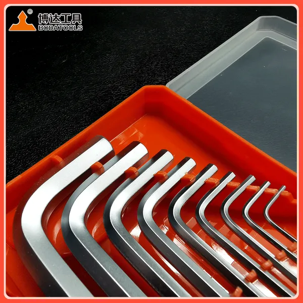 Industrial-grade Ball-end Hexagonal Wrench Set 1.5-10mm Extended L-shaped 9-piece Set of Screw Wrenches for Wholesale and Customization photo-3