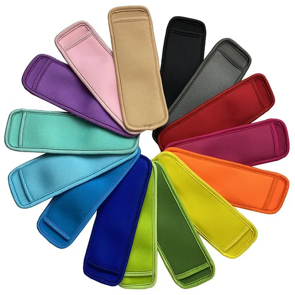Wholesale 14 Colors Ice Pop Freezer Insulator Popsicle Cooler Bags Neoprene Icy Pole Holder photo-3