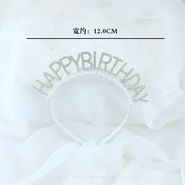 Factory-Supplied Princess Birthday Headbands - Glitter Powder Hoops for Bulk Party Props photo-5