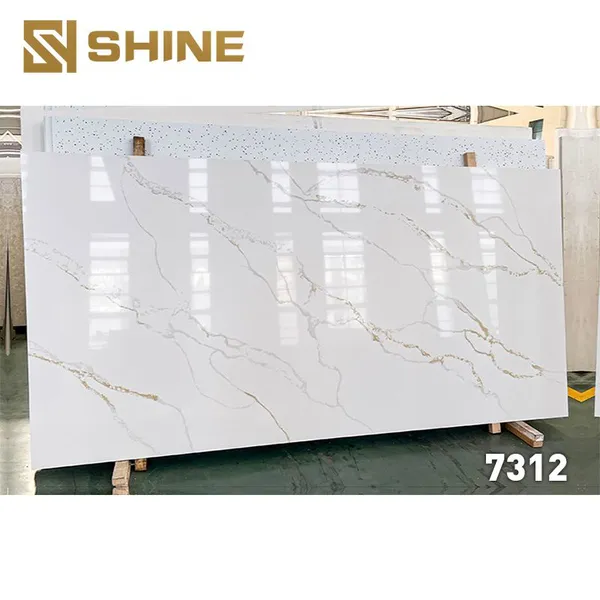 Modern Design Sintered Stone Kitchen Countertop Polished Artificial Quartz Natural Marble Rock Slab Widely Used photo-4