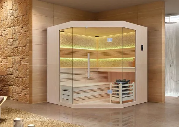 China Hot Selling Portable Sauna Room Hydrotherapy Care Products Infrared Infrared Sauna Room and Square Wooden Dry Sauna Room