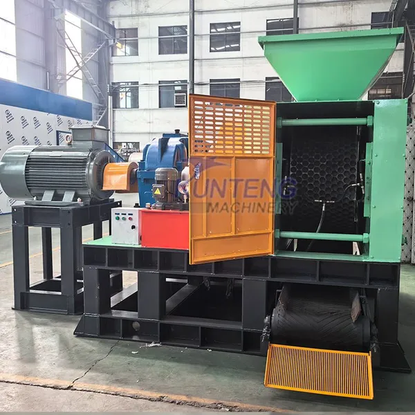 Mixed Coal Ore Powder Ball Press Automatic Coal Mineral Powder Briquetting Production Line photo-2