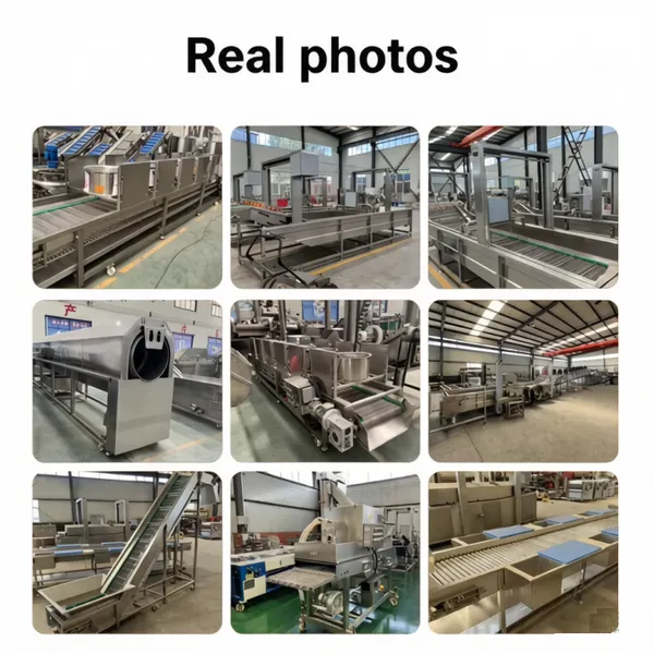 Automatic Commercial Fruit and Vegetable Bubble Washer Large-Scale Multifunctional Cleaning Equipment and Processing Line Dryer Cutting Machine photo-3