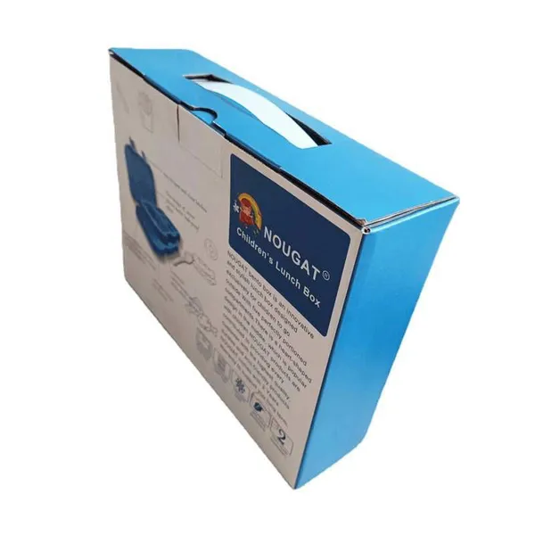 Large Color Box Printing, Customized Gift Packaging With Carrying Handles, Customized we Corrugated Reinforced Airplane Boxes With Partial uv Treatment photo-2