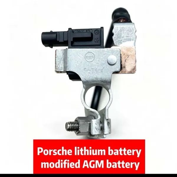 Porsche Lithium Battery to AGM Conversion: Dedicated Negative Cable photo-3