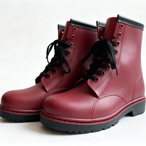 Proshield Work Waterproof Lace-Up Ankle Boots, Women's Shoes, Heavy-Duty Non-Slip Rain Footwear for Wet Work
