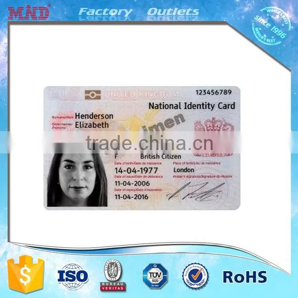 MDC41 Plastic Facebook id Card / School Student Photo id Card / Business Employee id Card Most Popular Supplier' photo-5
