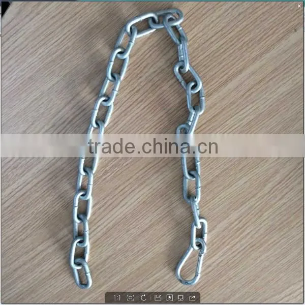 5mm Iron Hot Dipped Galvanized Long Marine Link Chain photo-6