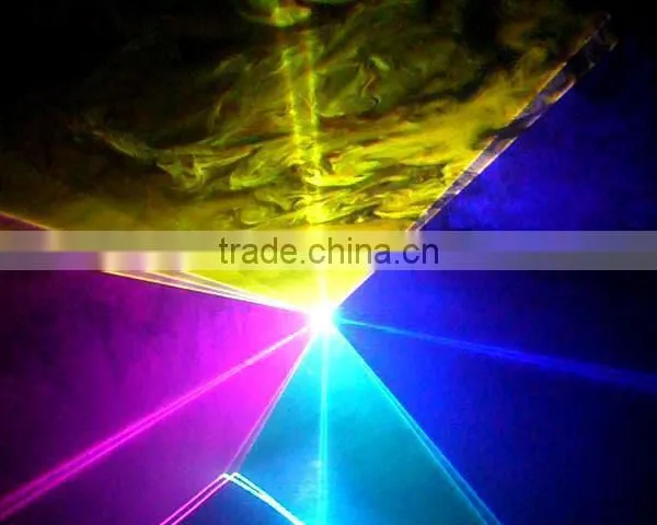 High Power Laser Light 2W Animation Laser RGB Full Color AC110V -240V , 3D DMX512 Stage Laser Lighting 2000mw photo-2