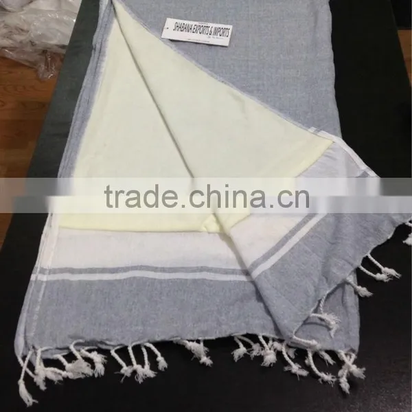 Indian Fashionable New Style Fouta Hammam Towels Beach Cover up Cotton Pestemal Fouta photo-5