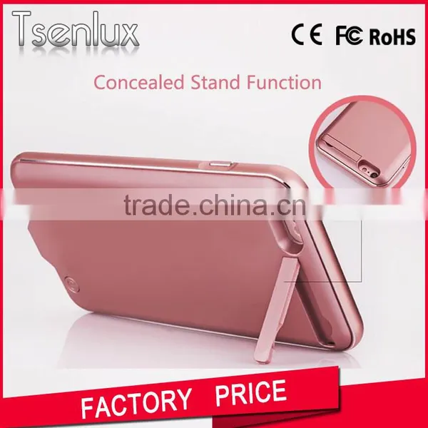 2016 Hot Selling Super Slim External Battery Charger Battery Jacket Case for IPhone 6