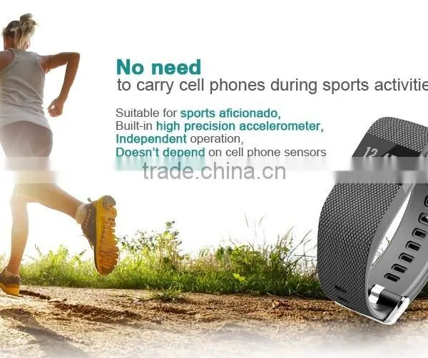 2016 Bluetooth Body Fit Heart Rate Monitor Bracelet Smart With Heart Rate Monitor photo-3