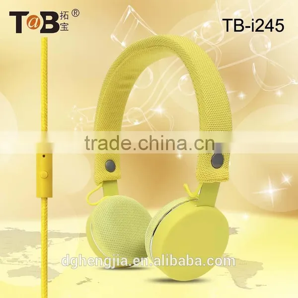 2015 Comsumer Electronics Cute Colorful Slim Fashion Headphone for Girls With Inline Mic photo-5