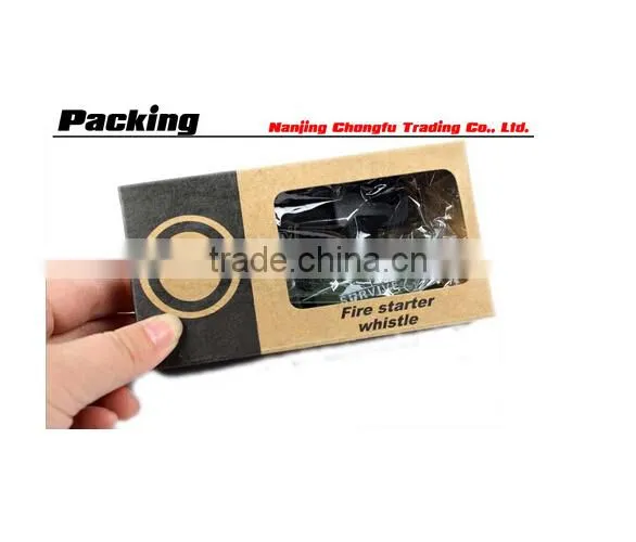 2016 Survival Magnesium Lighter Flint Stone Set With Whistle for Outdoor Camping photo-6