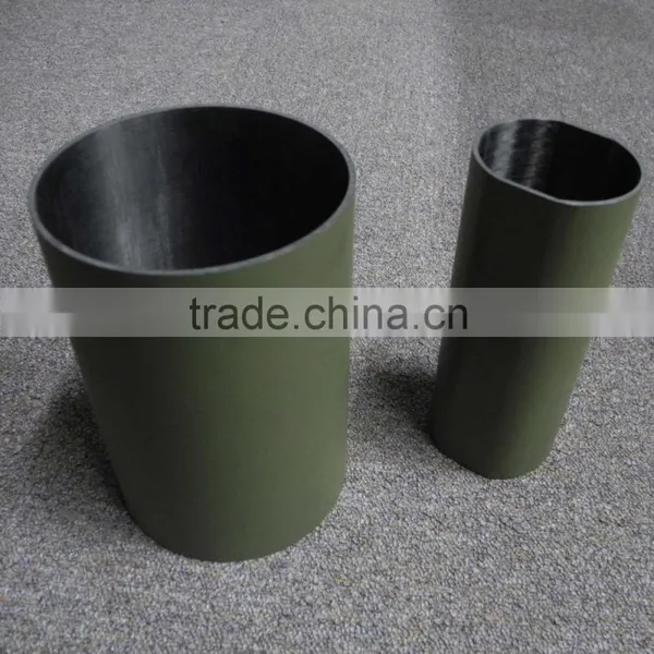 Carbon Fiber Tube Real Filament Wound Military Green Painting Full Carbon photo-2