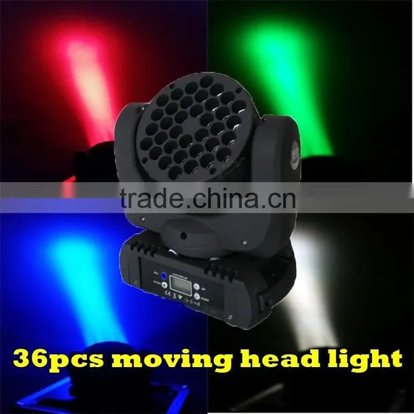 Stage Light RGBW Moving Head 36pcs*3w Led Moving Head Light