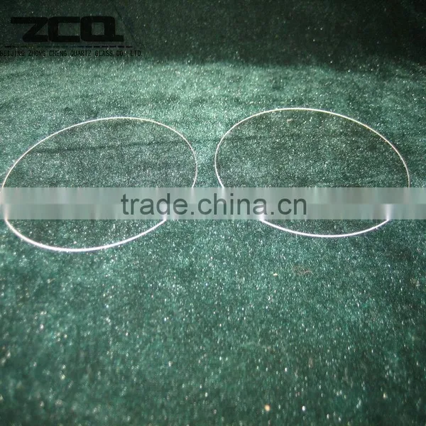 Transparent Quartz Glass Wafers Circle Quartz Plates Round Quartz Plates photo-2