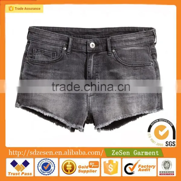 Wholesale Cheap Price Sexy Low-Rise Short Denim Shorts For Women photo-2