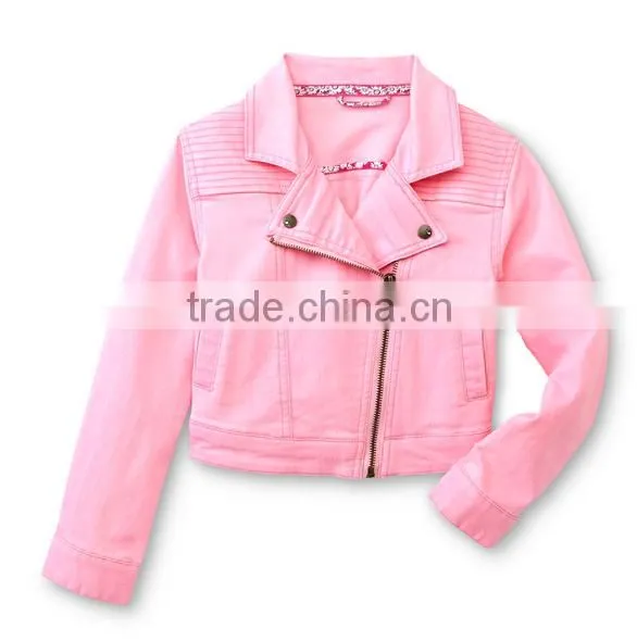 Women's Pink Leather Jacket