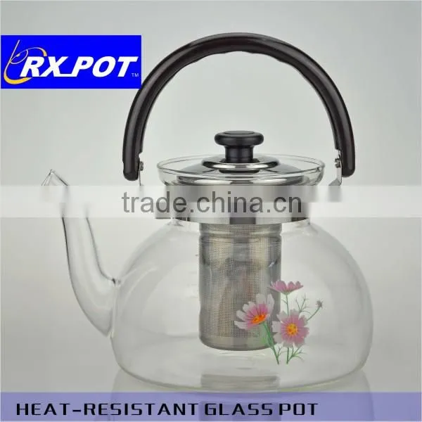 Clear Glass Coffee Pot Pyrex Glass Coffee Brewer Coffee Pot Sets 1500H photo-6