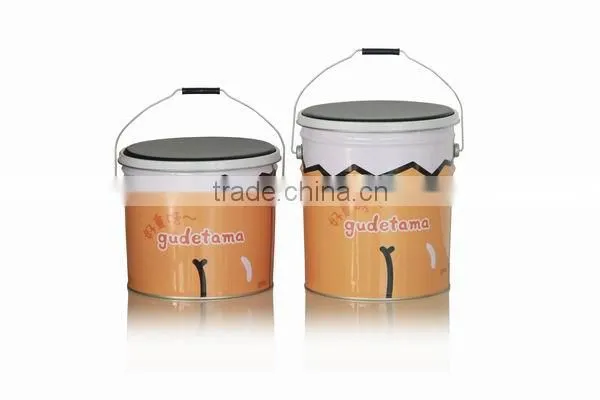 Custom Made Factory Round Storage Metal Bucket Design Storage Stools Storage Ottomans photo-2