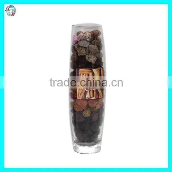Cinnamon Fragrant Potpourri In Glass Vase