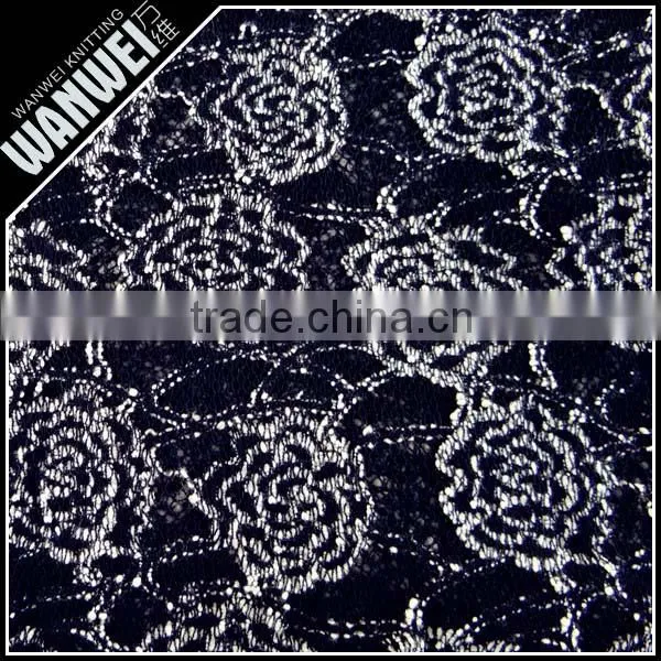 Home Textiles Garments Tulle Fashion Guipure Crocheted Brushed Stretched Storage Colorful Cotton Lace Fabric