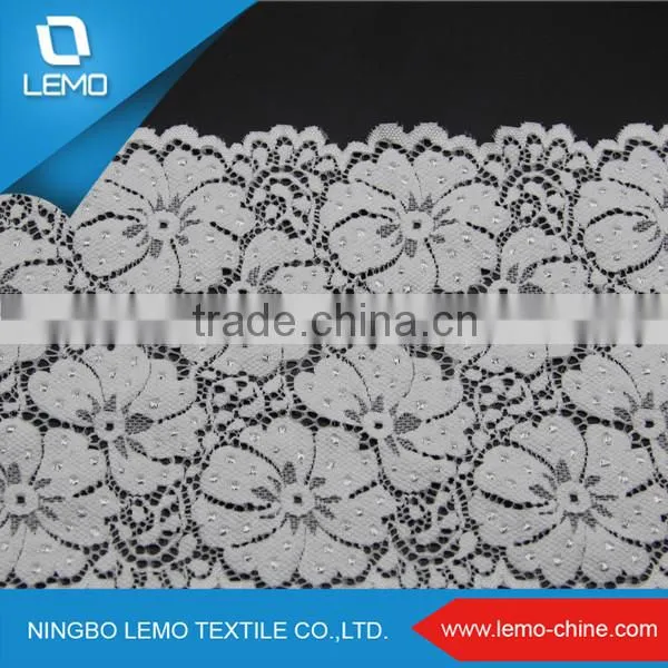 Elastic Tricot Trim Lace for Ladies' Dress photo-3