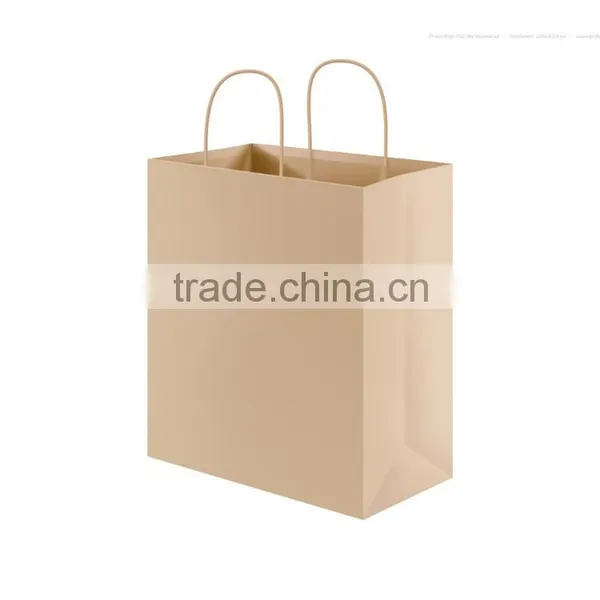 Factory Price ho Tbrown Kraft Paper Bag With Handle photo-6